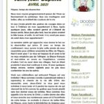 Lettre De La Paroisse Avril 2021 Page 1